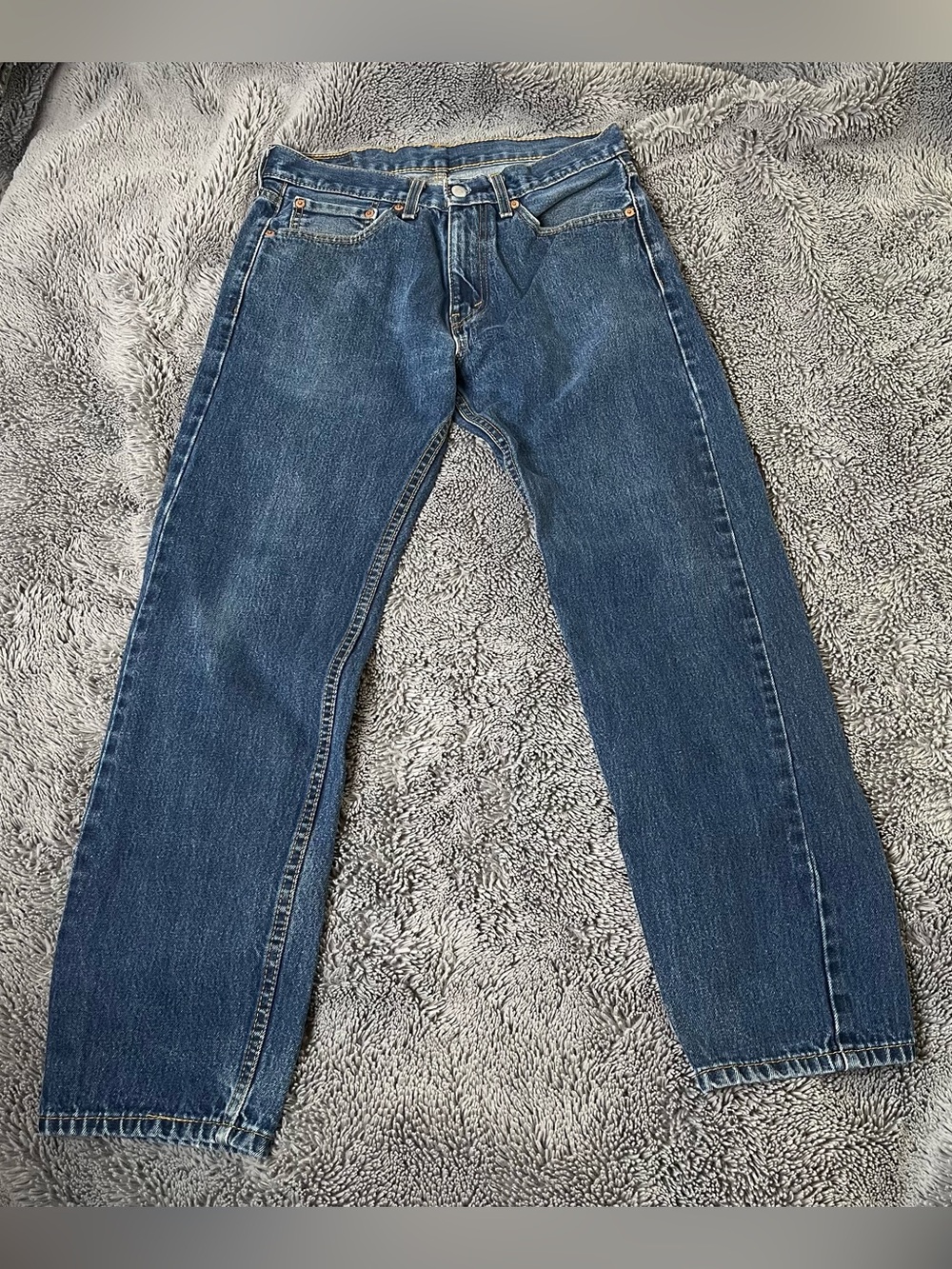 Levi's Straight-Leg Men's Jeans in Blue Denim 505 32 32